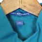 Port Authority Blue Green Men's Button Down Short Sleeve Dress Shirt Size M 015