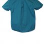 Port Authority Blue Green Men's Button Down Short Sleeve Dress Shirt Size M 015