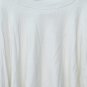 Angie White Women's Cropped Long Sleeve Shirt Stretch Size Medium 014
