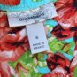 Dressbarn Women's Blue Floral Empire Waist Bow Tie Back T Strap Summer Dress 020