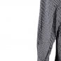 Jones Wear Sport Check Black White Women's Collared Top Blouse Button Up 18W 057