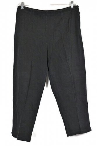 Elisabeth by Liz Claiborne Women's Pants Side Buttons Elastic Half Waist 1 002