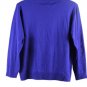 Joan Leslie Purple Women's Knit Stretch Sweater Pullover 1X 039