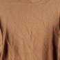 Versona Brown Women's Long Sleeve Pullover Top Blouse XS 049