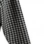 Dressbarn Black White Houndstooth Knit Women's Top Blouse Blazer 18/20 024