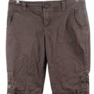 Mossimo Brown Women's Bermuda Short Zip Button Closure 11 024 Mossimo Brown Women's Bermuda Short Zip Button Closure 11 024