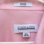 Joseph & Feiss Pink Men's Long Sleeve Dress Shirt Non-Iron 80's 2 Ply 16 1/2 009