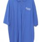 Port Authority Blue Men's Crown Automotive Golf Shirt Short Sleeve Sz 2 XL  007