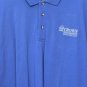 Port Authority Blue Men's Crown Automotive Golf Shirt Short Sleeve Sz 2 XL  007