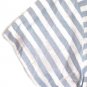 Dressbarn White Blue Striped Women's Short Sleeve Top Blouse 18/20  038