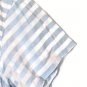 Dressbarn White Blue Striped Women's Short Sleeve Top Blouse 18/20  038
