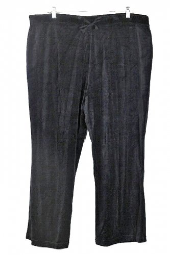 i. e Black Women's Walking Jogging Pants Elastic Waist Drawstring 2X 040