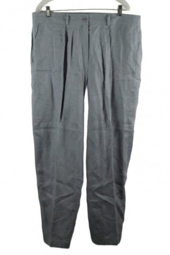 IB Diffusion Blue Women's Dress Pants Zip Button Closure 2 060