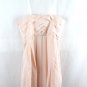Morgan & Co Pink Mini Dress Pleated Spaghetti Strap Side Zip 5 059