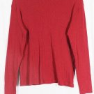 Utility Red Women's Knit Long Sleeve Pullover Knit Sweater Large 040 Utility Red Women's Knit Long Sleeve Pullover Knit Sweater Large 040