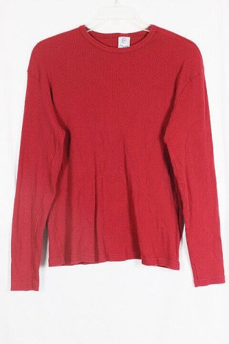 Utility Red Women's Knit Long Sleeve Pullover Knit Sweater Large 040