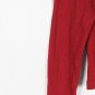 Utility Red Women's Knit Long Sleeve Pullover Knit Sweater Large 040