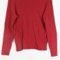 Utility Red Women's Knit Long Sleeve Pullover Knit Sweater Large 040