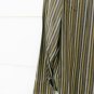 Murano Men's Long Sleeve Shirt European Fabric Sleeve Brown Striped Large  013
