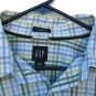 Gap Classic Fit Men's Long Sleeve Dress Shirt Plaid & Checks 100% Cotton XL 009
