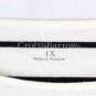 Croft & Barrow Striped White Black Women's Top Blouse Pullover 1X 060