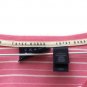 Liz Claiborne Crazy Horse Striped Pink Women's Long Sleeve Shirt V Neck Sz 2 004