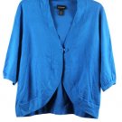 Lane Bryant Blue Women's Light Knit Cardigan Sweater Long Sleeve 18/20W