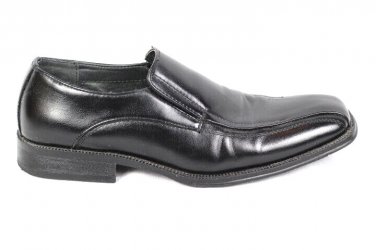 J Ferrar Black Men's Casual Formal Slip On Loafer Square Toe Size 10M