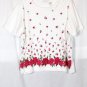 Elisabeth by Liz Claiborne White Women's Cropped Short Sleeve Shirt Size 2 038