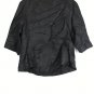 Emma James Black Women's Top Blouse 3/4 Sleeve Size 16W 001