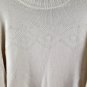 Liz Claiborne White Women's Knit Sweater Pullover XL 054