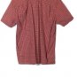 Levi Strauss Red Check Men's Short Sleeve Shirt Button Down Medium 004