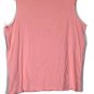 Liz Claiborne Pink Women's Pullover Sleeveless Top Blouse 1X 044