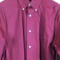 Croft & Barrow Red Men's Long Sleeve Dress Shirt Button Down 16 014