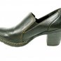Merona Brown Women's Booties Clogs Chunky Heels Slip On Size 9