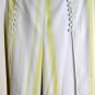 Cato Yellow White Women's Pants Split Front Harem Palazzo Wide Leg 18/20 019
