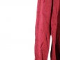 Chelsea & Theodore Red Women's Long Sleeve Top Blouse Slits Pullover Medium 049