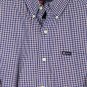 Chaps Easy Care Check Men's Dress Shirt Button Down Short Sleeve Size M  002