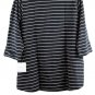 Croft & Barrow Women's Top Blouse Striped 3/4 Sleeve Pullover 2X 052