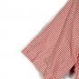 Chaps Orange Striped Men's Dress Shirt Short Sleeve Button Down Medium 014