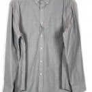 Croft & Barrow Light Gray Men's Long Sleeve Dress Shirt Button Down Large 014