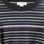 Liz Claiborne Striped Women's Top Blouse Long Sleeve Tie Waist 1X 024