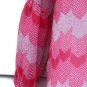 Ezra Women's Pink White Long Sleeve Dress Lined Geometric Pattern Size Small 004