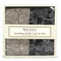 Waverly Celebrations Pashmina Scarf Set of Two Beige & Black Floral Polyester