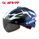 GVR Cycling Helmet G-203V With Magnetic Visor Jump - Blue  Free Shipping !