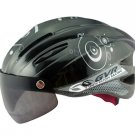GVR Cycling Helmet G-203V With Magnetic Visor Bubble - White  Free Shipping !