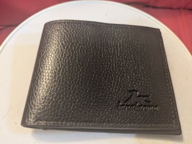 beetle black leather wallets