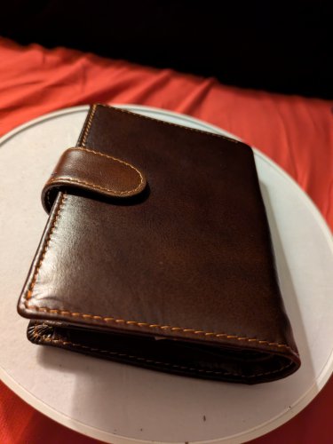 men's brown leather wallet luxury wand