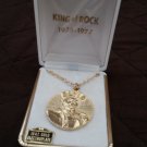Elvis, 18Kt. Gold Electroplated Medallion.