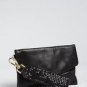 Deux Lux Handbag-Bowery B Sides Large Woven Satchel Teal or Grape-NEW- RP: $150